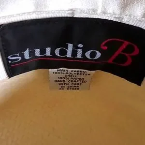 Studio B | Accessories | Studio B White With Embroidered  display picture 1